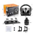 PXN V9 Gaming Steering Wheel 270/90 degree with 3 Pedals and Gear Shifter (Local Stock) (Brand New)