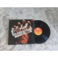 Judas Priest British Steel Le Zeppelin III and ACDC The Razor's Edge LPs