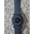 Garmin Venu 2 Smartwatch (45mm) - Silver Bezel with Granite Blue Case & Silicone Band