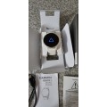 Garmin Vivoactive 5 Smartwatch Cream gold aluminium bezel with ivory case and silicone band