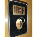 Jim Beam Zippo Lighter and Key Ring