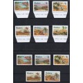 RHODESIA - 1977 - FULL SET WITH IMPRINTS + SINGLES + FD COVER - SACC306-311 - VIEW BELOW