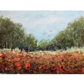 "Poppies" Original Painting by S.A. Artist, Joy Clark