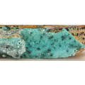 Malachite, Quartz on Chrysocolla, Tenke Fungurume, DR Congo