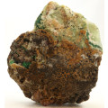 Malachite on Quartz on Malachite, Tenke Fungurume, DR Congo