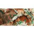 Quartz over Malachite and Chrysocolla on Matrix, Tenke Fungurume, DR Congo