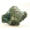 Plancheite on Malachite Cluster, Mashamba West Mine, DRC