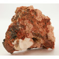 Calcite on Andradite Garnet on Matrix, N`Chwaning II, Northern Cape, South Africa