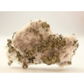 Pyrite on Baryte Cluster, N`Chwaning II, Northern Cape, South Africa