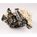 Hyalite and Black Tourmaline Cluster, Erongo Mnt, Namibia