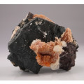 Inesite and Calcite on matrixWessels Mine, Northern Cape, South Africa