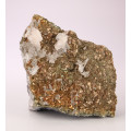 Calcite on Pyrite on Quartz, N`Chwaning II, Northern Cape, South Africa
