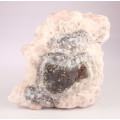 Manganoan Calcite on Matrix, N`Chwaning II, Northern Cape, South Africa