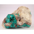 Dioptase on Matrix, Kaokoveld Region, Namibia