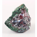 Malachite on Cuprite, Mashamba West Mine, DRC