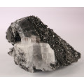 Bixbyite on Calcite, N`Chwaning II, Northern Cape, South Africa