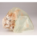 Fluorite on Quartz Crystal, Riemvasmaak, Northern Cape, South Africa