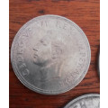 THREE CROWNS, 1947, 1952, 1958. CIRCULATION COINS. BID PER COIN.