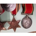 WW 2 GROUP MEDALS.