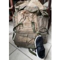 ARMY RUCK SACK. AS USED BY RHODESIA SAS, D SQUAD, AND SADF.