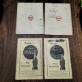 RARE 1950`s RUGBY AND SOCCER MEMORABILIA.