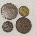 RARE COINS. BELGIAN CONGO, ZAR, GERMANY EAST AFRICA.