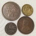 RARE COINS. BELGIAN CONGO, ZAR, GERMANY EAST AFRICA.