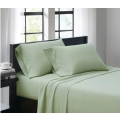 **BARGAIN** Queen Size Microfibre Fitted Sheet - Sage