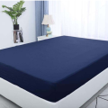 **BARGAIN** Queen Size Microfibre Fitted Sheet - Navy
