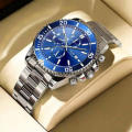 Premium Quality Mens Silver Stainless Steel Round Dial Watch