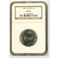 ** SOUGHT AFTER FINEST KNOWN** 1949 2 SHILLING NGC PF67 !!
