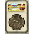 REPUBLIC OF SOUTH AFRICA 1963 FIFTY CENT GRADED PF65 BY NGC