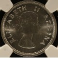 UNION OF SOUTH AFRICA 1959 SHILLING GRADED MS64 BY NGC
