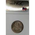 UNION OF SOUTH AFRICA  1936 SHILLING GRADED MS65 (OLD SLAB ### STRONG NCS CANDIDATE)