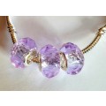 Pandora, Purple glass Murano bead charm