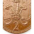 1981 NEW PENCE 2 p. Elizabeth II. D.G.REG. FD, Britisch Coin Queen