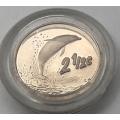 2½ Cents Dolphin RSA: Silver Proof Tickey of 2001