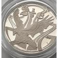 2½ Cents The African Vultures Silver coin 2005