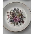 x8 Royal Worcestershire floral plates, 9,8cm butter dish, trinket tray or pin dish. Fine bone China