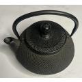 Black Cast Iron Tetsubin Tea Infuser Pot
