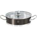 Berlinger Haus Shallow pot 24 cm, Stainless steel Carbon Metallic Passion Collection