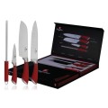 Berlinger Haus 4-Piece Stainless Steel Knife Set Red Velvet Line