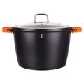 Berlinger Haus Stock pot with lid 24 cm, Granit Diamond Line BH-1100