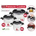 Royalty Line RL-PS4L Heavy Duty Stainless Steel Pressure Cooker ( 4 Liter )