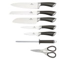 Berlinger Haus 8 pcs knife set with stand, carbon metallic Stainless Steel