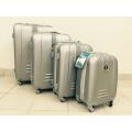 Set of 4 Suitcases Trolley Bag, ABS Trolley Luggage with Universal Wheels - Blue