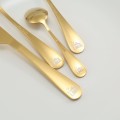 LMA-24 Piece Cutlery Set & Storage Case - Polished Gold Finish
