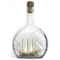 Decorative ship in bottle