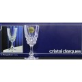 Cristal D`arques France genuine lead crystal 6 piece