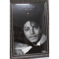 Framed poster of Michael Jackson